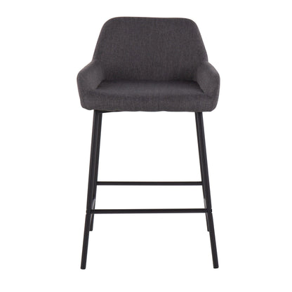 Majestic Office Furniture 24" Fixed-Height Counter Stool - Set of 2