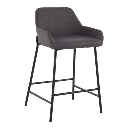 Majestic Office Furniture 24" Fixed-Height Counter Stool - Set of 2