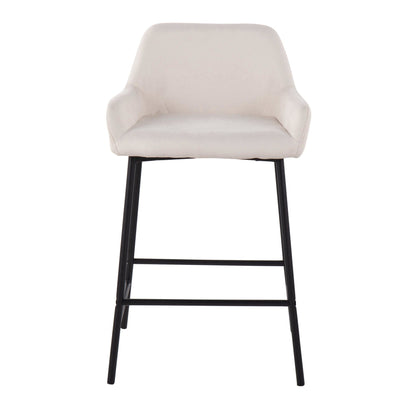 Majestic Office Furniture 24" Fixed-Height Counter Stool - Set of 2