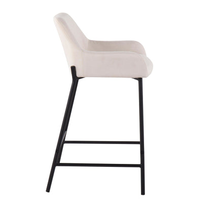 Majestic Office Furniture 24" Fixed-Height Counter Stool - Set of 2