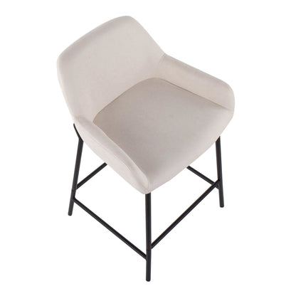 Majestic Office Furniture 24" Fixed-Height Counter Stool - Set of 2