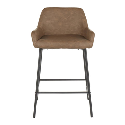 Majestic Office Furniture 24" Fixed-Height Counter Stool - Set of 2