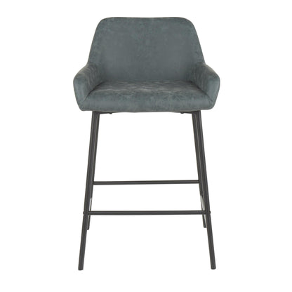 Majestic Office Furniture 24" Fixed-Height Counter Stool - Set of 2
