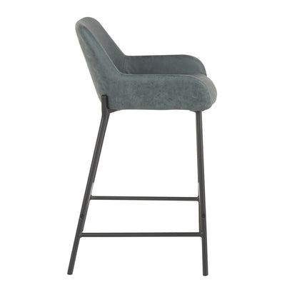 Majestic Office Furniture 24" Fixed-Height Counter Stool - Set of 2
