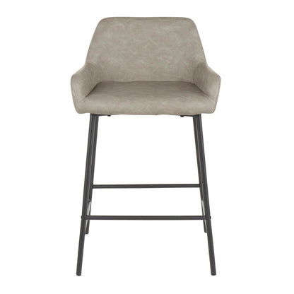 Majestic Office Furniture 24" Fixed-Height Counter Stool - Set of 2