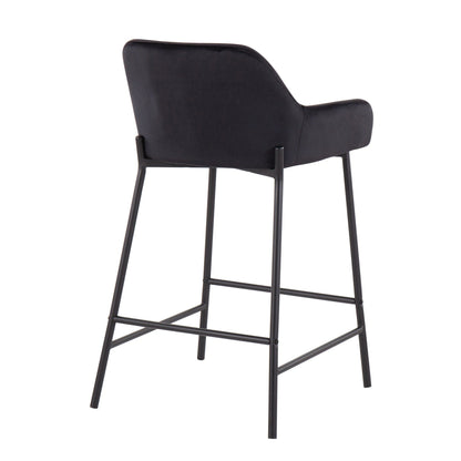Majestic Office Furniture 24" Fixed-Height Counter Stool - Set of 2