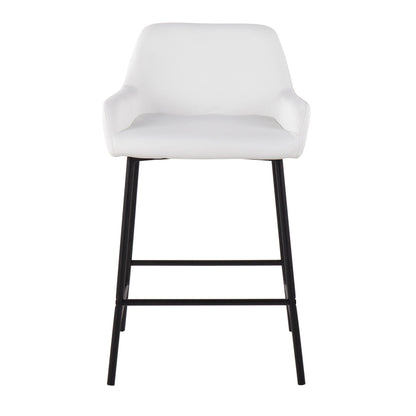 Majestic Office Furniture 24" Fixed-Height Counter Stool - Set of 2