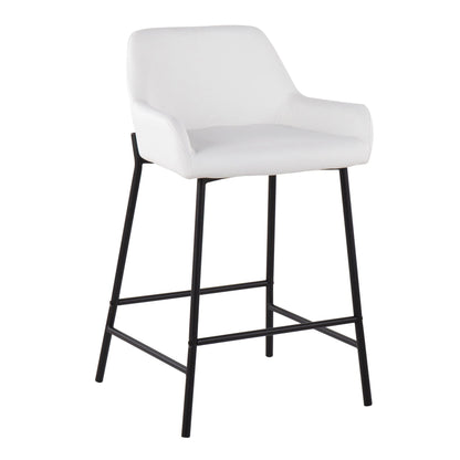 Majestic Office Furniture 24" Fixed-Height Counter Stool - Set of 2