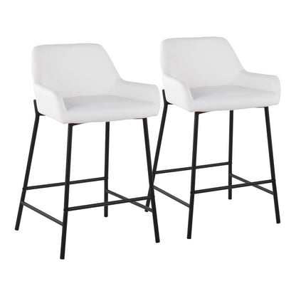 Majestic Office Furniture 24" Fixed-Height Counter Stool - Set of 2