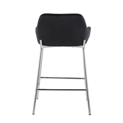Majestic Office Furniture 24" Fixed-Height Counter Stool - Set of 2