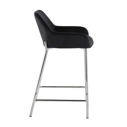Majestic Office Furniture 24" Fixed-Height Counter Stool - Set of 2