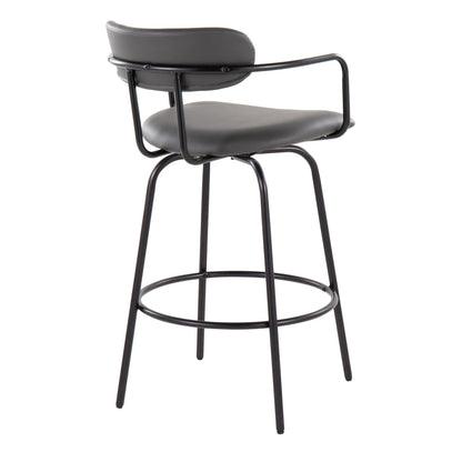 Majestic Office Furniture 26" Fixed-Height Counter Stool - Set of 2