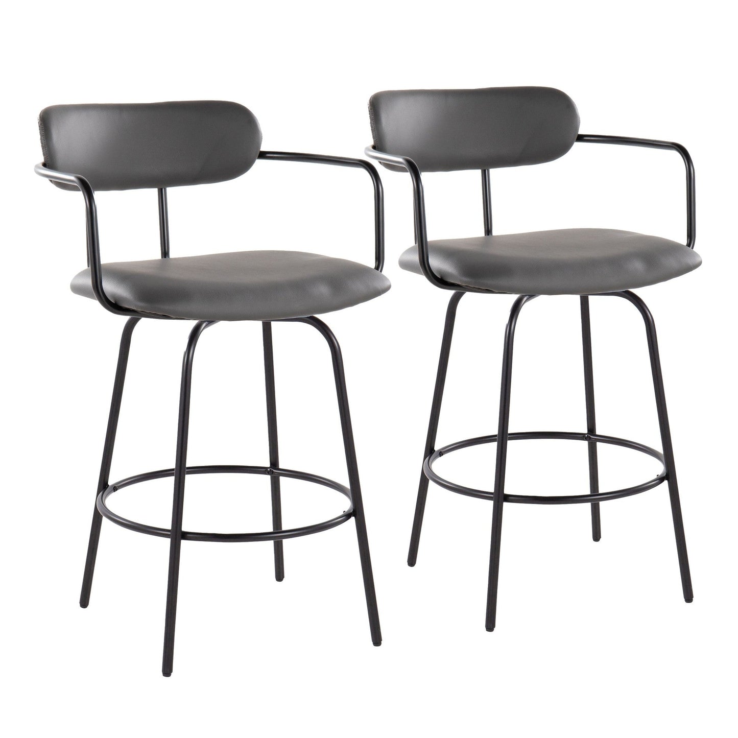 Majestic Office Furniture 26" Fixed-Height Counter Stool - Set of 2