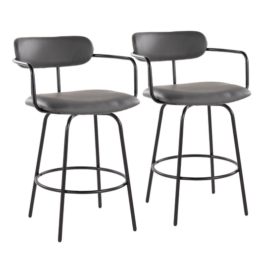Majestic Office Furniture 26" Fixed-Height Counter Stool - Set of 2