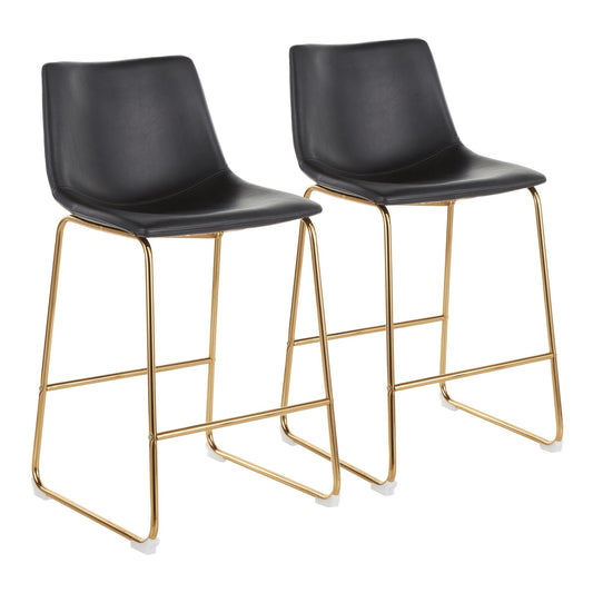 Majestic Office Furniture 26" Fixed-Height Counter Stool - Set of 2