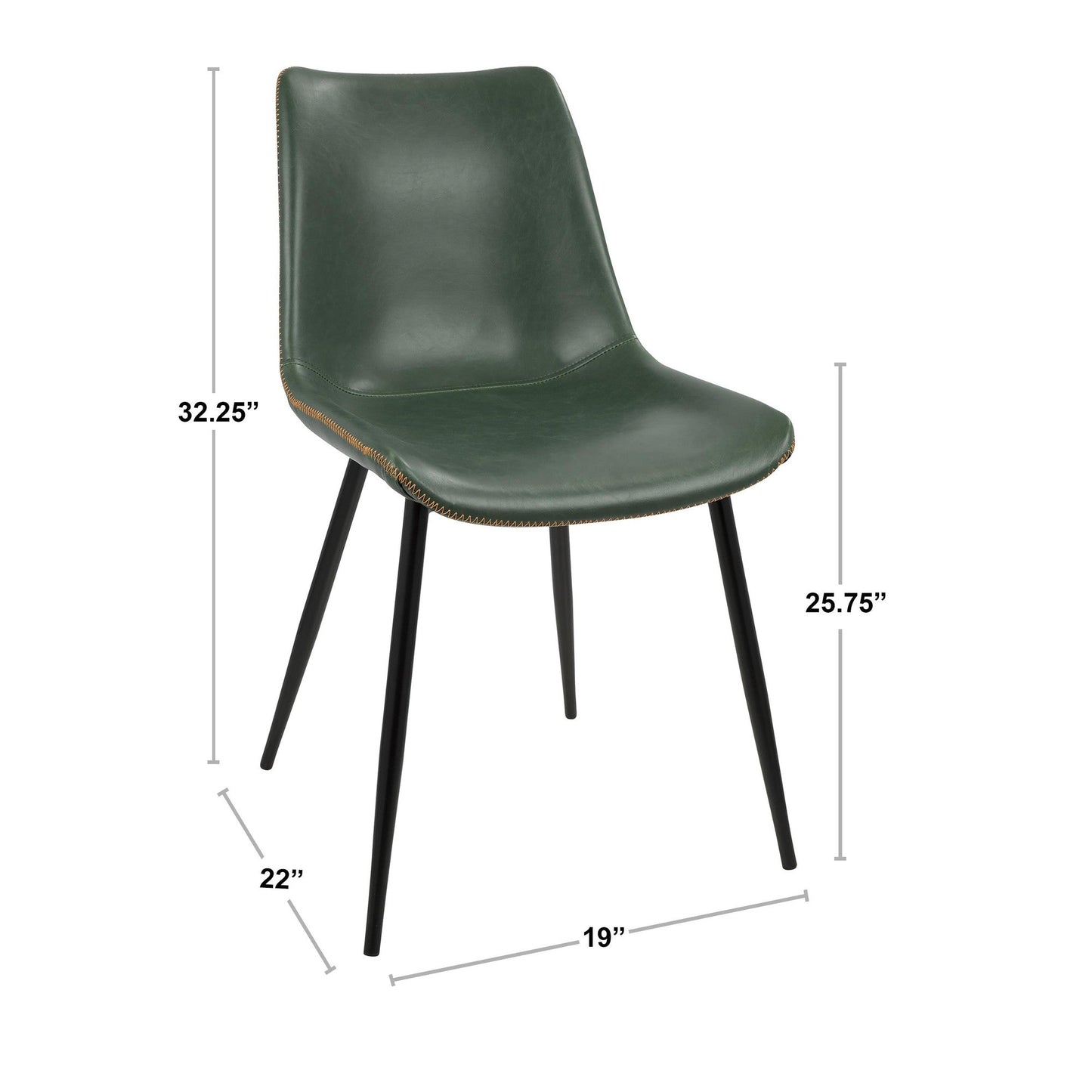 Majestic Office Furniture Dining Chair - Set of 2