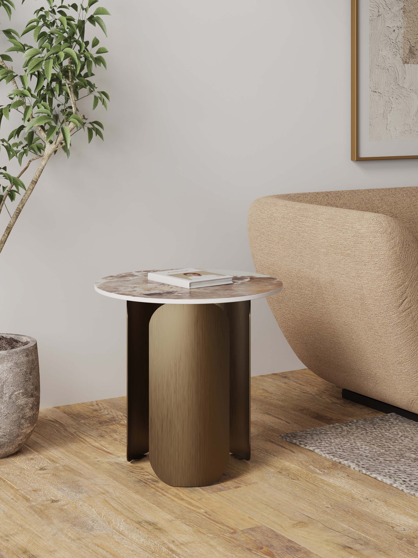 Manhattan Comfort Monica End Table