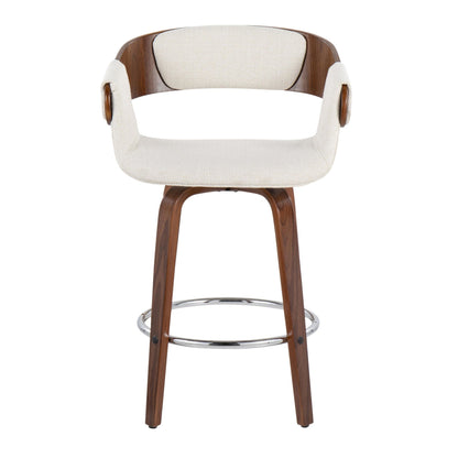 Majestic Office Furniture 24" Fixed-Height Counter Stool - Set of 2