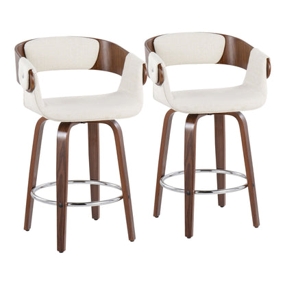Majestic Office Furniture 24" Fixed-Height Counter Stool - Set of 2