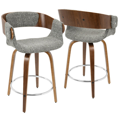 Majestic Office Furniture 24" Fixed-Height Counter Stool - Set of 2