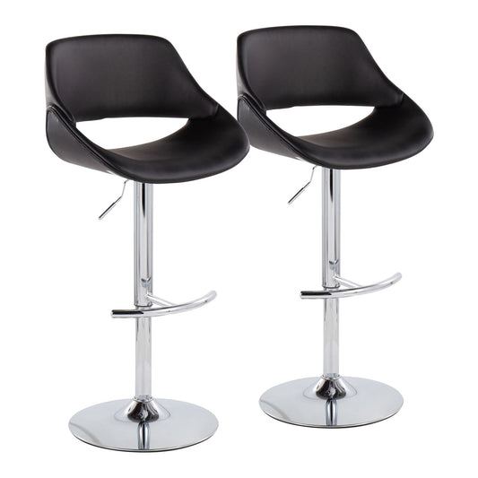 Majestic Office Furniture Adjustable Barstool - Set of 2