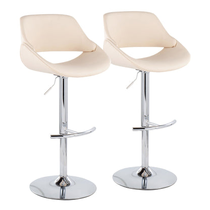 Majestic Office Furniture Adjustable Barstool - Set of 2