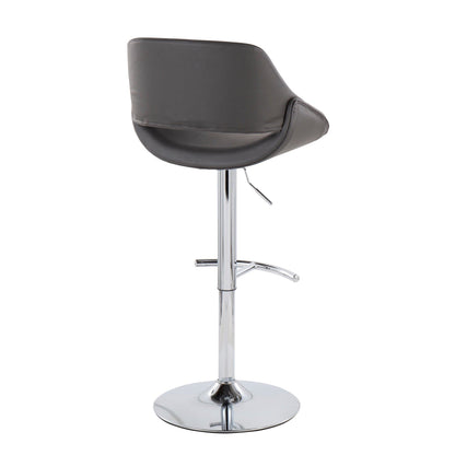 Majestic Office Furniture Adjustable Barstool - Set of 2