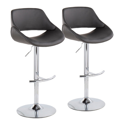 Majestic Office Furniture Adjustable Barstool - Set of 2