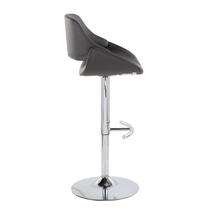 Majestic Office Furniture Adjustable Barstool - Set of 2