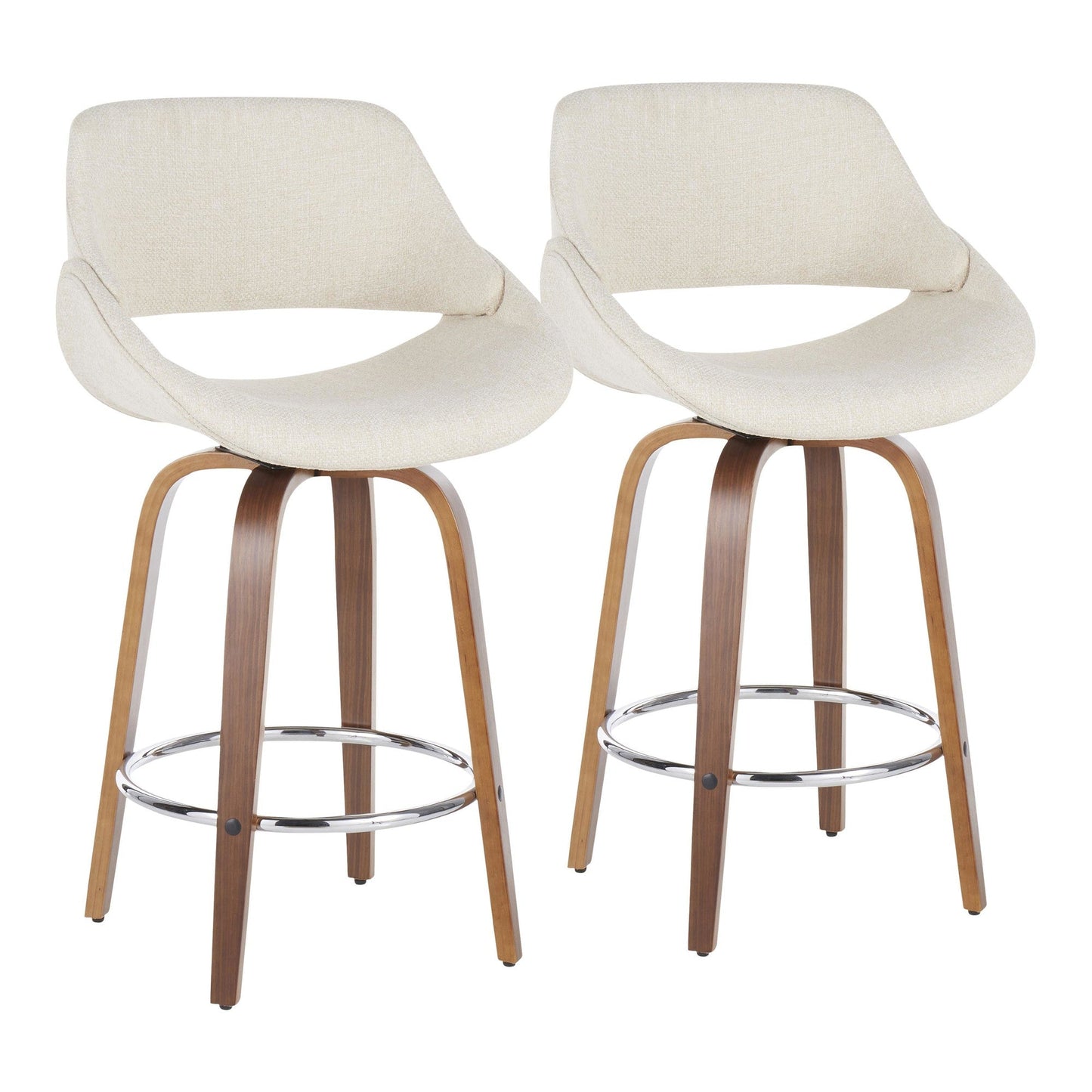 Majestic Office Furniture 26" Fixed-Height Counter Stool - Set of 2
