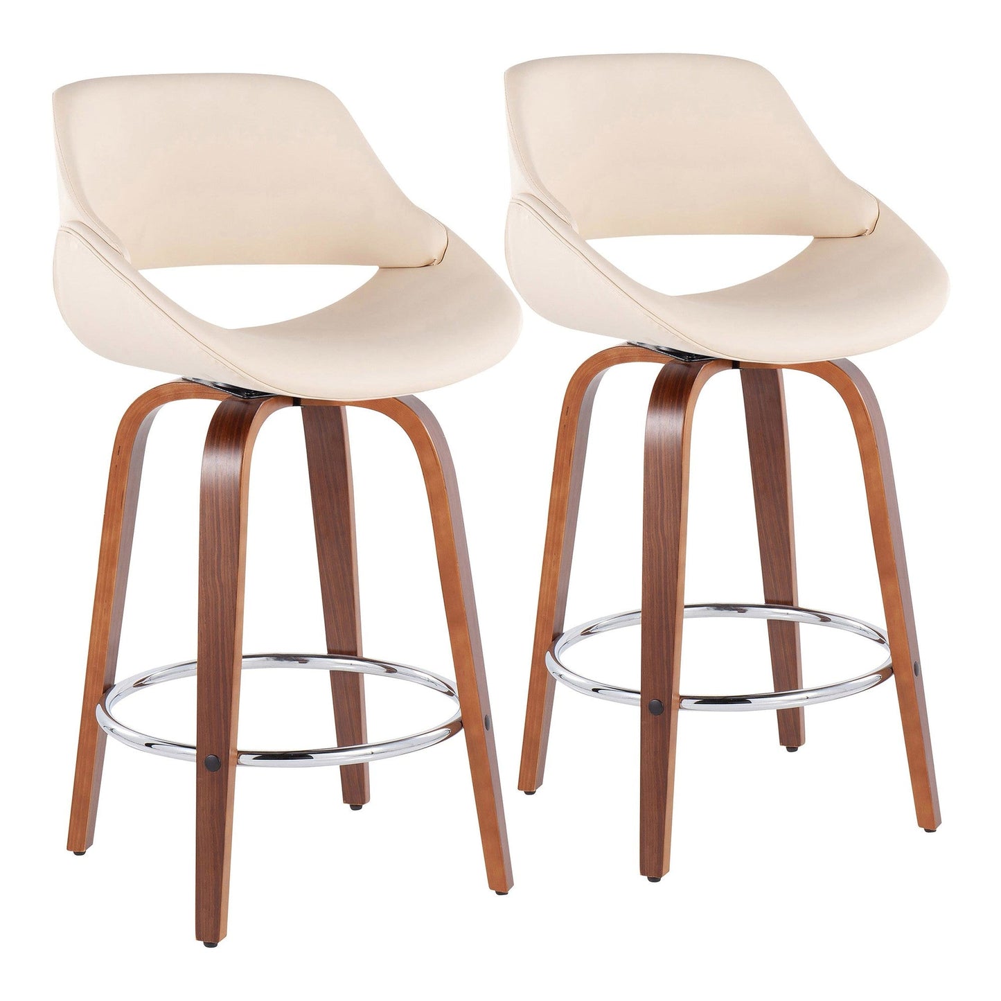 Majestic Office Furniture 26" Fixed-Height Counter Stool - Set of 2