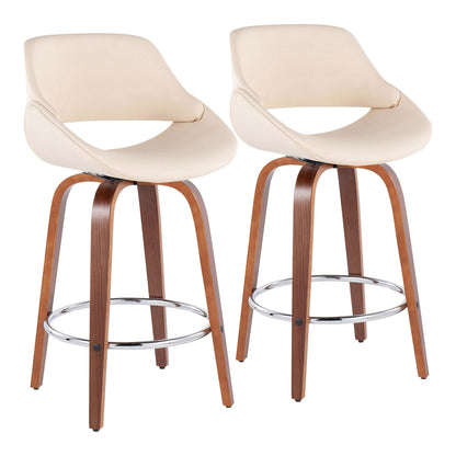 Majestic Office Furniture 26" Fixed-Height Counter Stool - Set of 2
