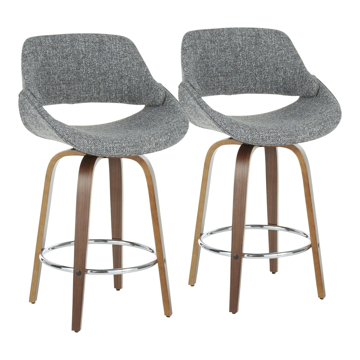 Majestic Office Furniture 26" Fixed-Height Counter Stool - Set of 2
