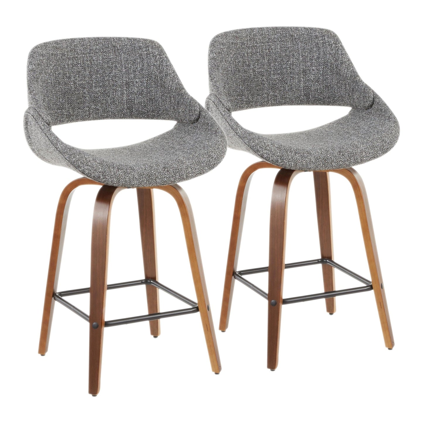 Majestic Office Furniture 26" Fixed-Height Counter Stool - Set of 2
