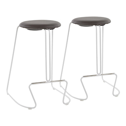 Majestic Office Furniture 26" Fixed-Height Counter Stool - Set of 2