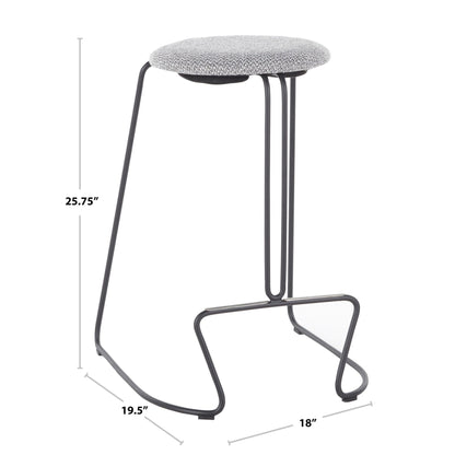 Majestic Office Furniture 26" Fixed-Height Counter Stool - Set of 2