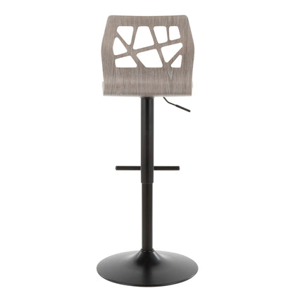 Majestic Office Furniture Adjustable Barstool - Set of 2