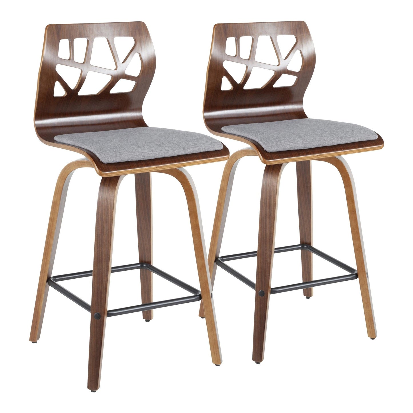 Majestic Office Furniture 26" Fixed-Height Counter Stool - Set of 2