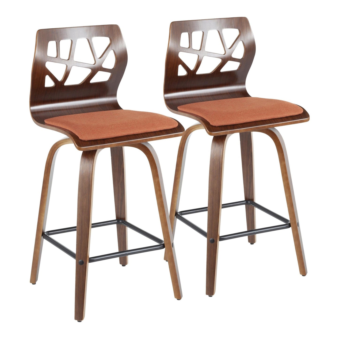 Majestic Office Furniture 26" Fixed-Height Counter Stool - Set of 2