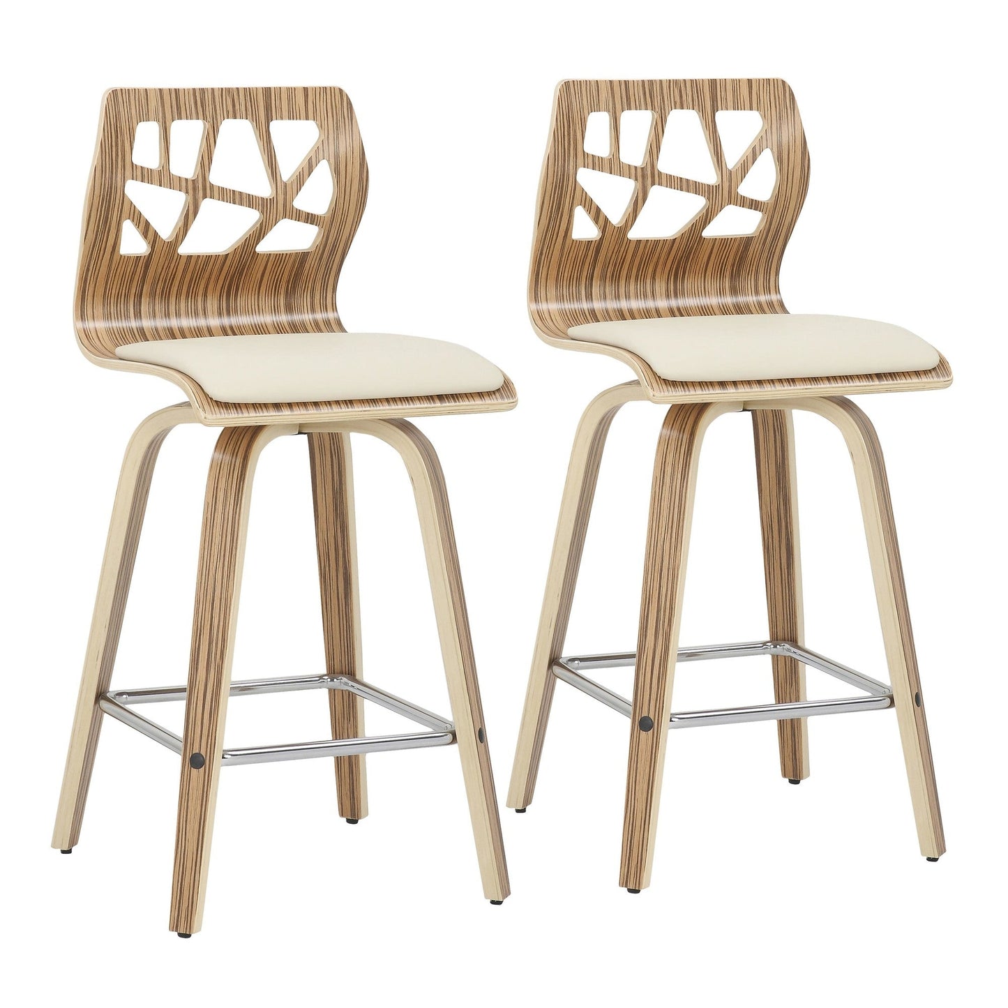 Majestic Office Furniture 26" Fixed-Height Counter Stool - Set of 2