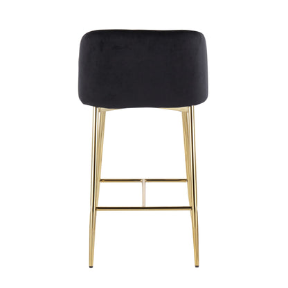 Majestic Office Furniture 26" Fixed-Height Counter Stool - Set of 2