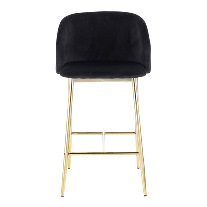 Majestic Office Furniture 26" Fixed-Height Counter Stool - Set of 2