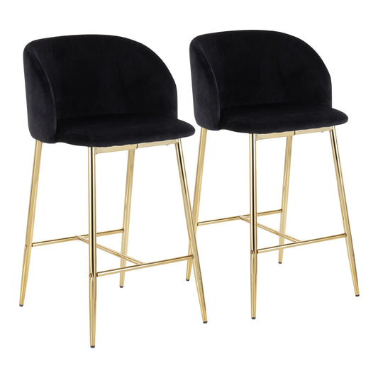 Majestic Office Furniture 26" Fixed-Height Counter Stool - Set of 2