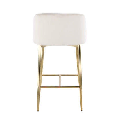 Majestic Office Furniture 26" Fixed-Height Counter Stool - Set of 2