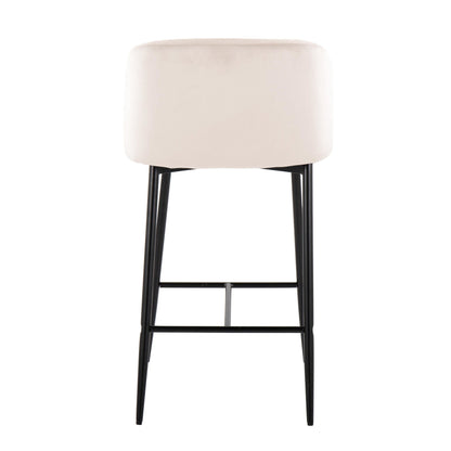Majestic Office Furniture 26" Fixed-Height Counter Stool - Set of 2