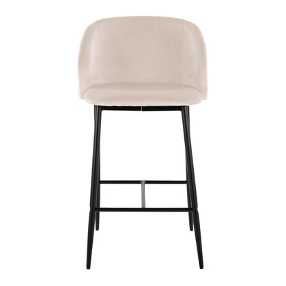 Majestic Office Furniture 26" Fixed-Height Counter Stool - Set of 2