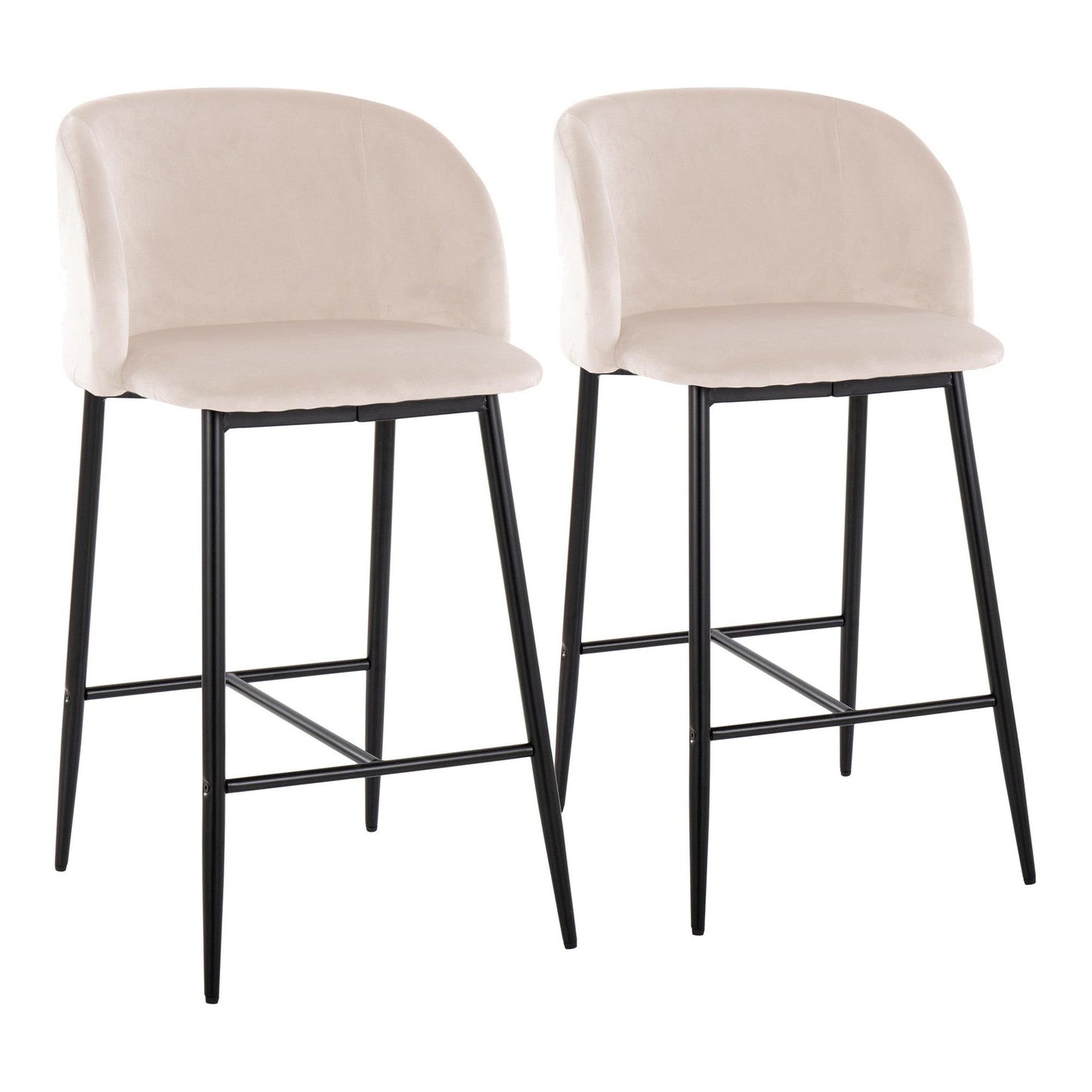 Majestic Office Furniture 26" Fixed-Height Counter Stool - Set of 2