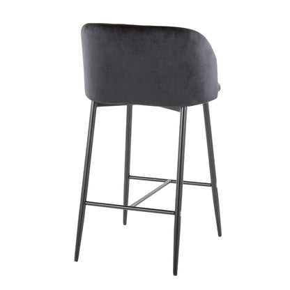 Majestic Office Furniture 26" Fixed-Height Counter Stool - Set of 2