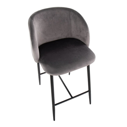 Majestic Office Furniture 26" Fixed-Height Counter Stool - Set of 2