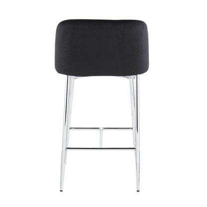 Majestic Office Furniture 26" Fixed-Height Counter Stool - Set of 2